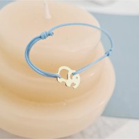 Bratara Elefant Aur 9K- cu snur reglabil - 1