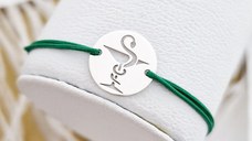 Bratara Farmacist - Argint 925 - Snur reglabil, diverse culori