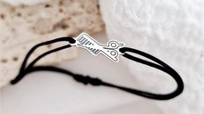 Bratara Hairstylist - Argint 925, snur reglabil