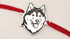 Bratara Husky din Argint 925 cu snur ajustabil