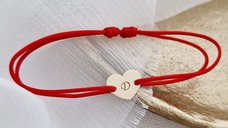 Bratara Inima - Aur Galben 14K - snur reglabil