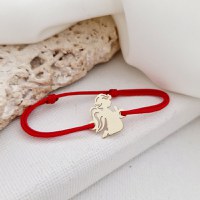 Bratara protectoare - Inger, ingerasul meu - Aur Galben 14K - Snur reglabil, diverse culori - 1