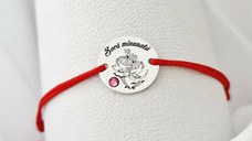 Bratara Sora minunata - Argint 925 si Cristal Swarovski - Snur reglabil