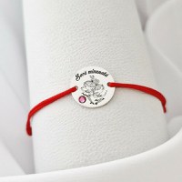 Bratara Sora minunata - Argint 925 si Cristal Swarovski - Snur reglabil - 1