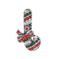Brosa Bastonas cu Funda Argintie - 1