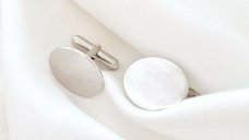 Butoni pentru camasa personalizati - Oval 20 mm - Argint 925