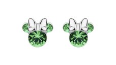 Cercei Disney Birthday Minnie Mouse luna August - Argint 925 si Cristal