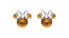 Cercei Disney Birthday Minnie Mouse luna Noiembrie - Argint 925 si Cristal