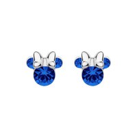 Cercei Disney Birthday Minnie Mouse luna Septembrie - Argint 925 si Cristal - 1