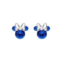 Cercei Disney Birthday Minnie Mouse luna Septembrie - Argint 925 si Cristal - 1