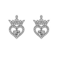 Cercei Disney coroana Princess - Argint 925 si Cubic Zirconia si Cristale - 1