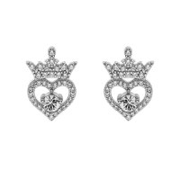 Cercei Disney coroana Princess - Argint 925 si Cubic Zirconia si Cristale - 1