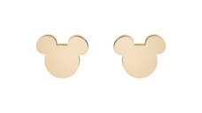 Cercei Disney Mickey Mouse simbol minimalist - Otel Medical Inoxidabil Auriu
