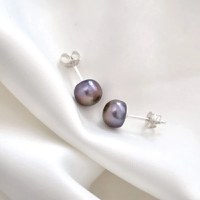 Cercei Perlati – Picaturi Mov de Visare - Argint 925 - 1