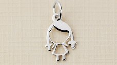 Charm ELM Fetita din Argint 925