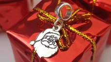 Charm personalizat Craciun - Mos Craciun - Argint 925