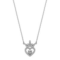 Colier Disney coroana Princess - Argint 925 si Cubic Zirconia si Cristale - 1