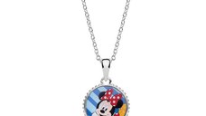 Colier Disney cu poza color Minnie Mouse - Argint 925