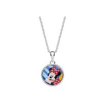 Colier Disney cu poza color Minnie Mouse - Argint 925 - 1