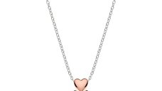 Colier Disney Minnie Mouse & Rose Hearts - Argint 925