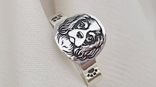Inel Chic Bijoux - Cap de Catel Gravura Detaliata din Argint 925