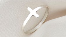 Inel Cruce - Bijuterie cu Har - Argint 925 - Marime fixa