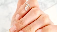 Inel Midi cu Charm - New Beginnings - Argint 925