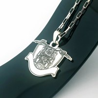 Lant cu pandantiv - Easy rider - Argint 925 - Chopper - 1