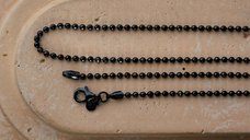 Lantisor Barbatesc Army din Argint 925 Negru