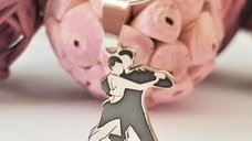 Lantisor cu pandantiv dansator din Argint 925 - Chic Bijoux