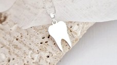 Lantisor cu pandantiv Dinte - Argint 925