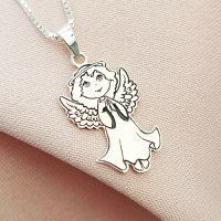 Lantisor cu pandantiv Ingeras - Argint 925 - 1