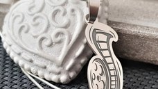 Lantisor cu pandantiv - Rola de film - Argint 925