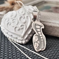 Lantisor cu pandantiv - Rola de film - Argint 925 - 1