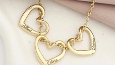 Lantisor Cuore - Inimi personalizate - Otel Inoxidabil 316L