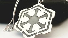 Lantisor din Argint 925 cu pandantiv personalizat Star Wars Sith Empire Emblem