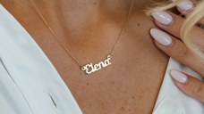 Lantisor nume - 5/6 litere - Aur Galben 9K