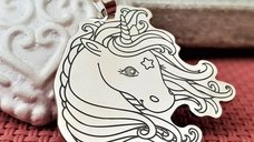Lantisor Unicorn din Argint 925 - Cadou Magic
