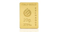 Lingou personalizat din aur 9K, 20 g - Italy Gold Exchange