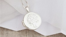 Medalion Copacul Vietii - Locket cu poze in interior - Argint 925