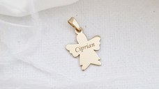 Pandantiv Ingeras - Aur Galben de 14K