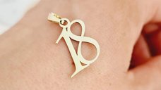 Pandantiv Personalizat Majorat - Aur Galben 14K