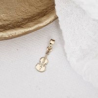 Pandantiv Vioara - Aur Galben de 14K - 1