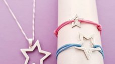 Set Mama si Copii cu Lantisor si Bratari Stelute - Argint 925