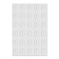 Decor de unghii transparent - Plus - 1