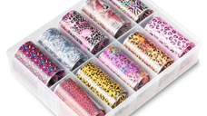 Folie de transfer set 10 Coloured Animal Print