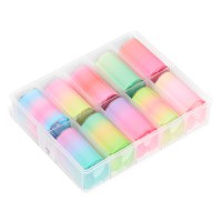 Folie de transfer set 10 Pastel - 1