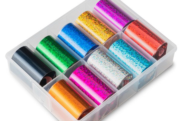Folie de transfer set 10 Pixel Holographic Color