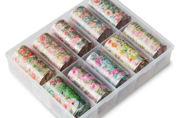 Folie de transfer set 10 Vintage Flowers