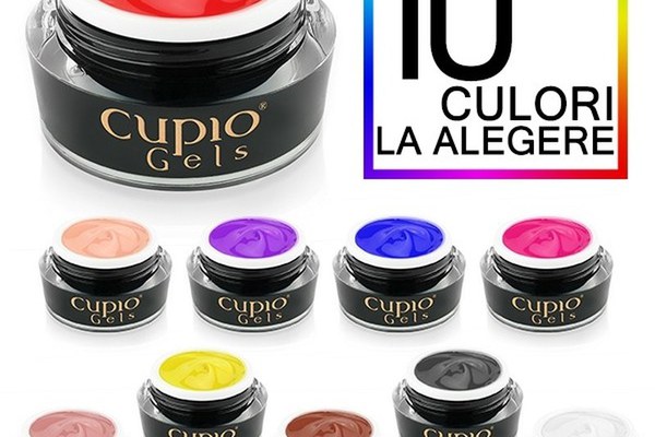 Kit manichiura 10 geluri colorate Cupio